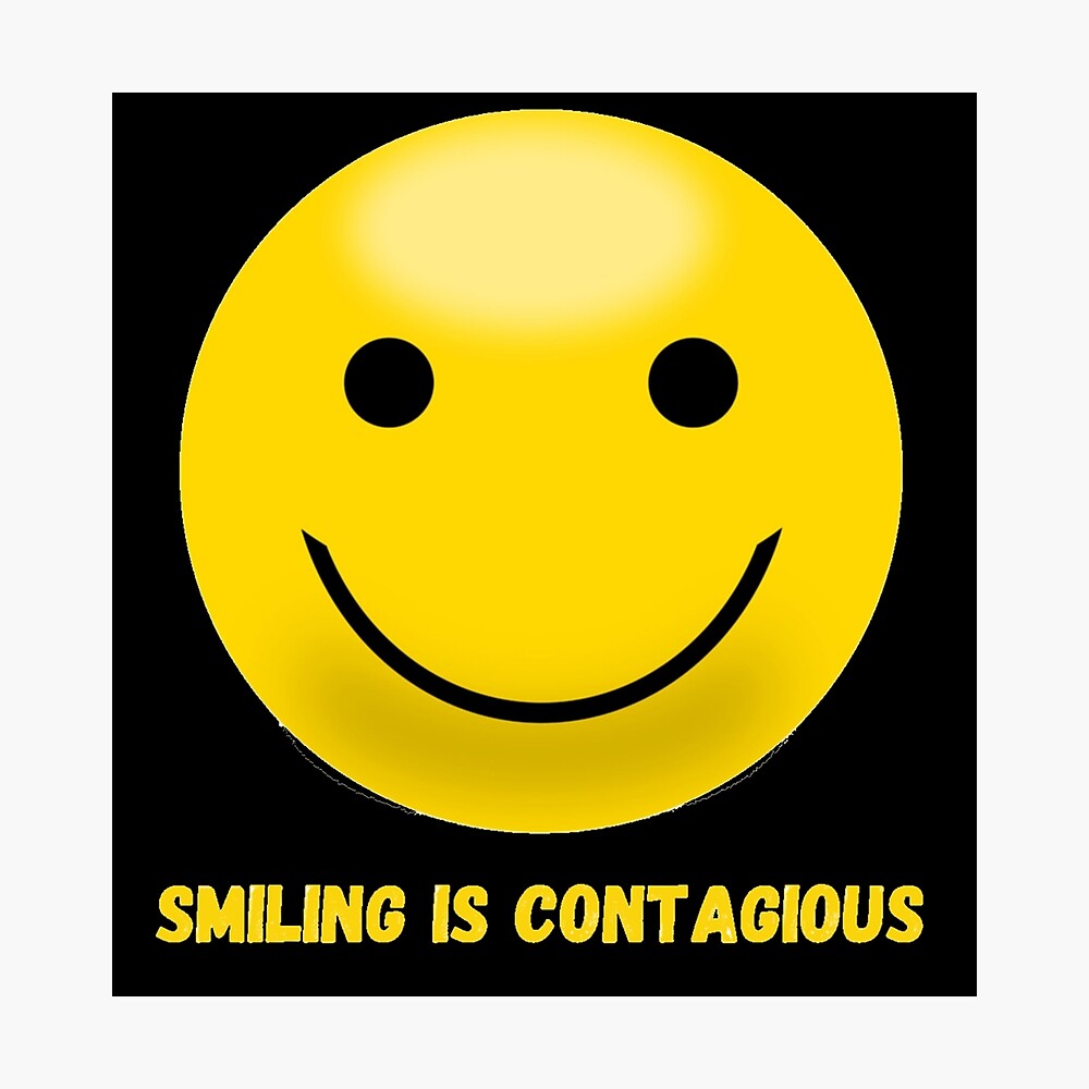 School Classroom Motivational    POSTER A Smile Is Contagious! 