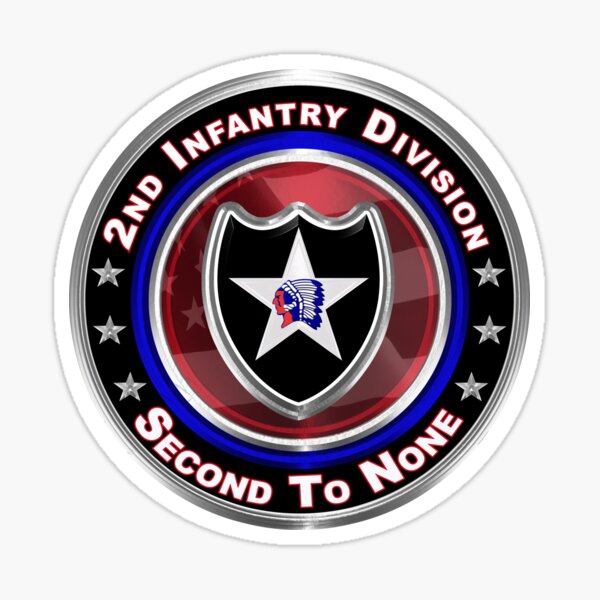 2nd Infantry Division Stickers for Sale | Redbubble