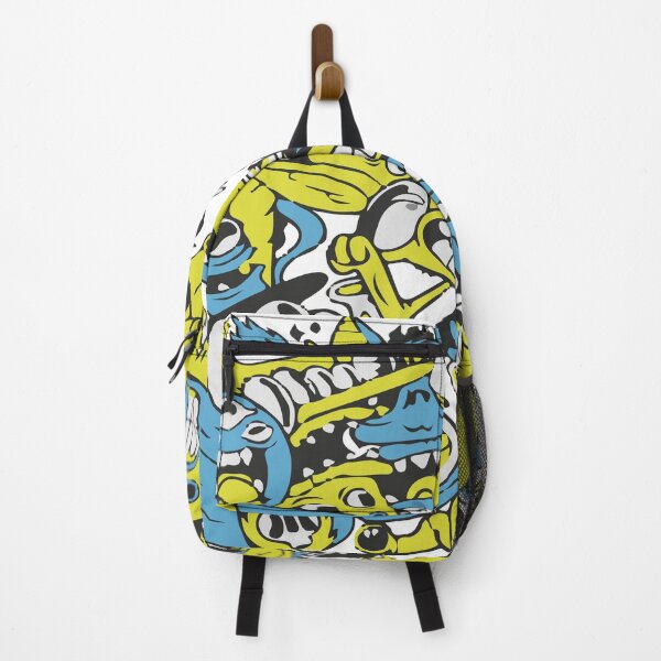 Item preview, Yellow and blue cartoon doodle art designed and sold by Graphix-Space.