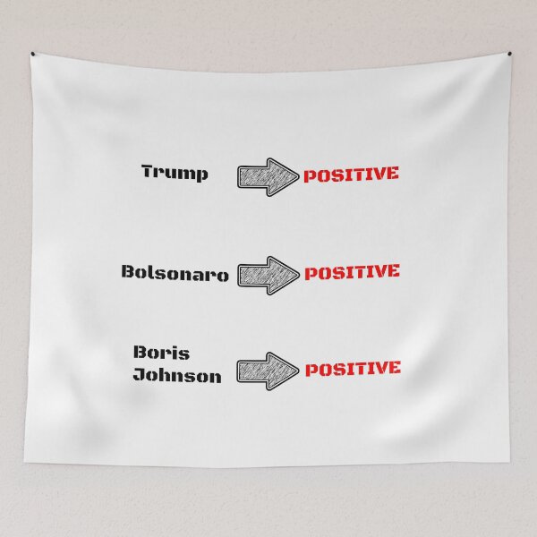 Item preview, Trump, Bolsonaro and Borris Positive for covid designed and sold by Diogo88.