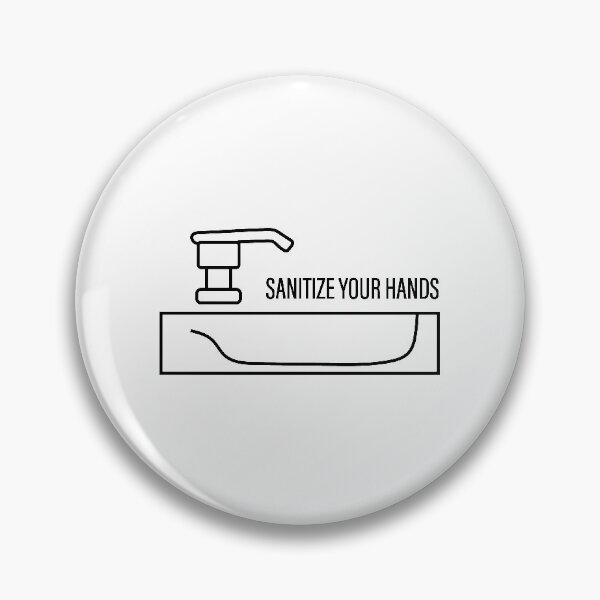 Item preview, Sanitize Your Hands Outline designed and sold by Line Design.