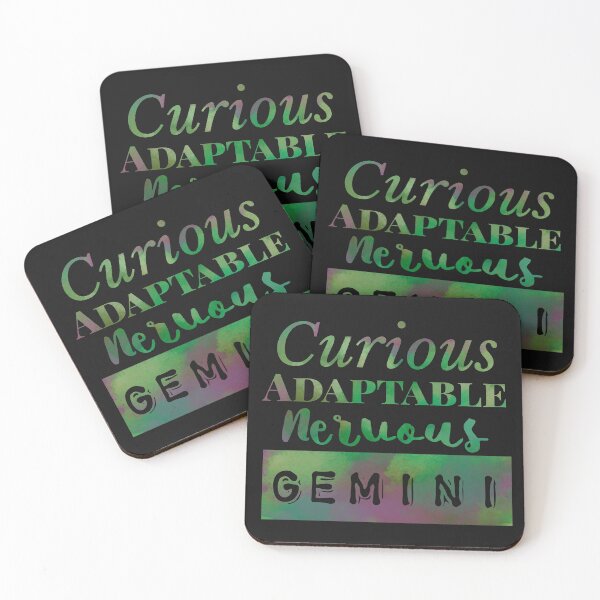 Item preview, Gemini Zodiac Sign Green Clouds Pattern  designed and sold by AMSonArt.