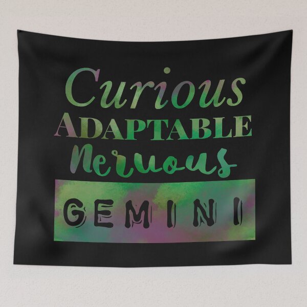 Item preview, Gemini Zodiac Sign Green Clouds Pattern designed and sold by AMSonArt.