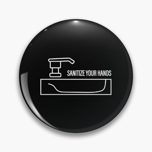 Item preview, Sanitize Your Hands Outline designed and sold by Line Design.