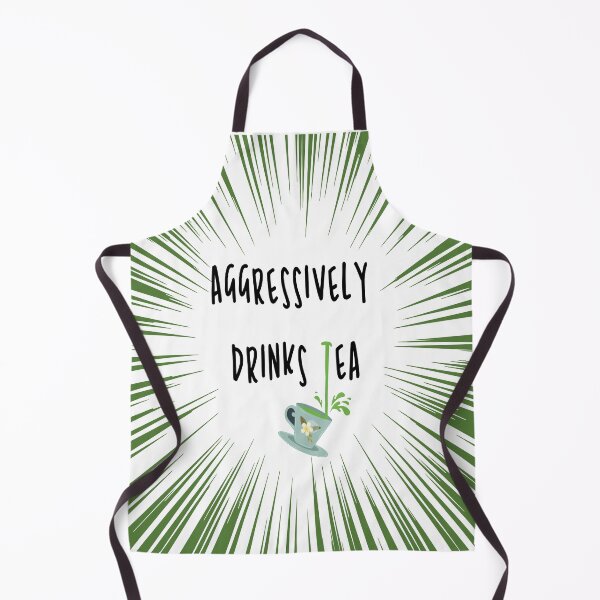 Item preview, Aggressively Drinks Tea design for tea lover designed and sold by Artysneak.