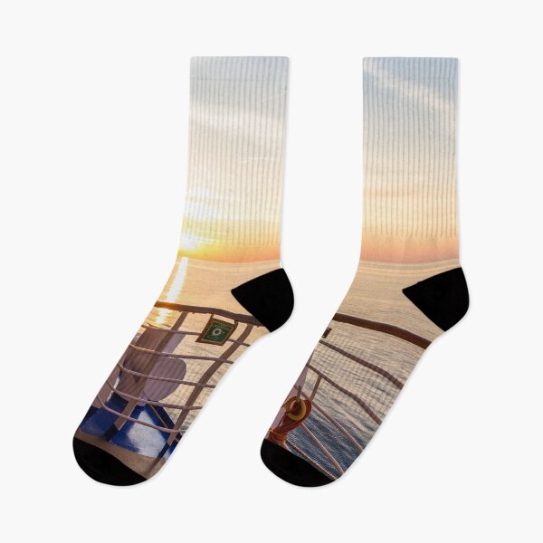 Item preview, Sunset over the Mediterranean sea from a cruise ship designed and sold by Kevin Hellon.