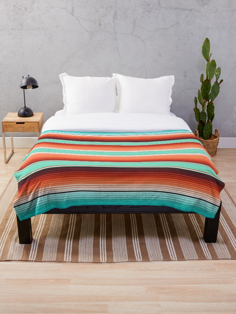 Southwestern Serape Stripe Throw Pillows