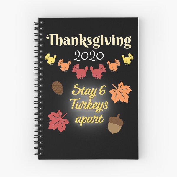 Item preview, Thanksgiving 2020 Stay 6 Turkeys Apart a Social Distancing Design designed and sold by Frosty1489.