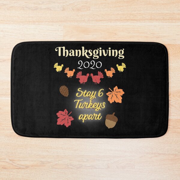 Item preview, Thanksgiving 2020 Stay 6 Turkeys Apart a Social Distancing Design designed and sold by Frosty1489.