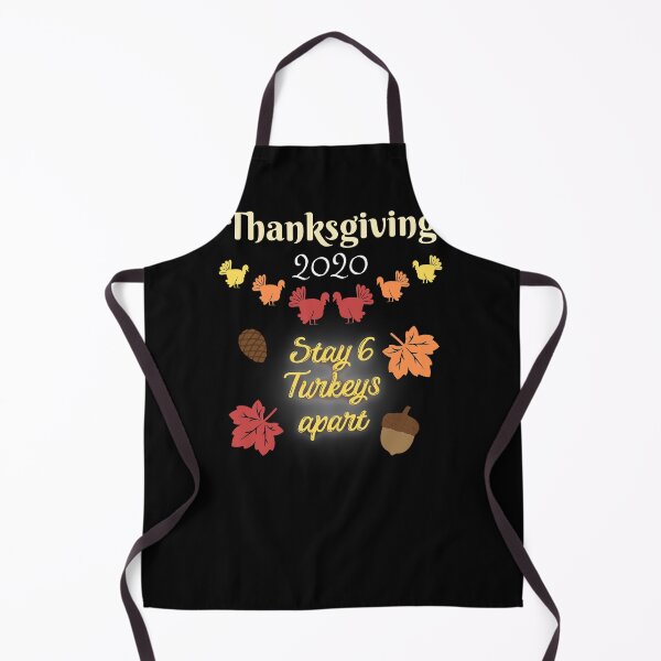 Item preview, Thanksgiving 2020 Stay 6 Turkeys Apart a Social Distancing Design designed and sold by Frosty1489.