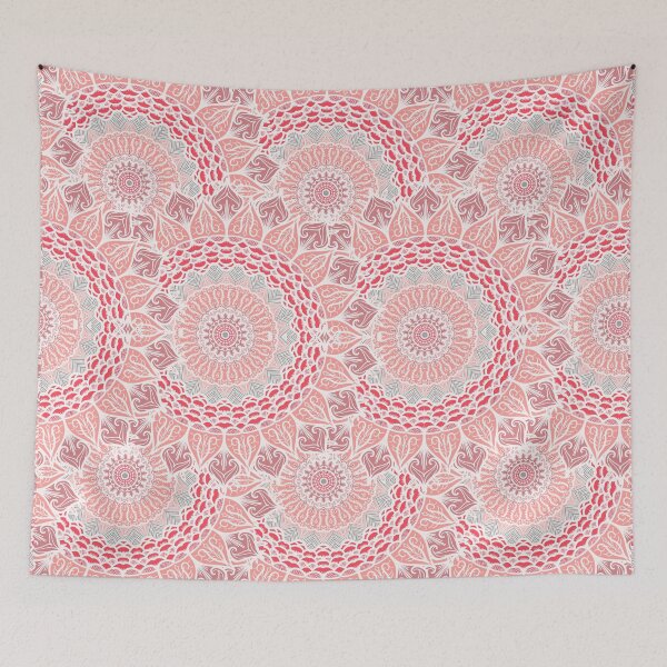Item preview, Pastel Pink Boho Mandala Pattern designed and sold by kylll.