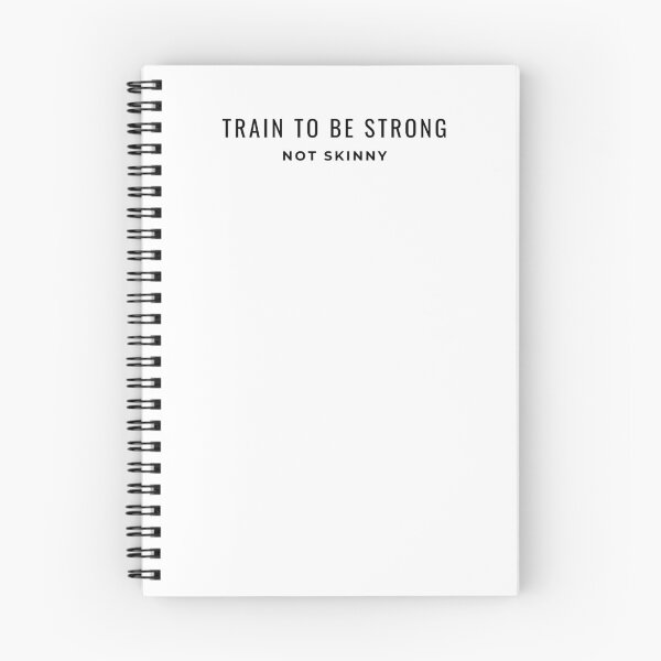 Item preview, Train To Be Strong, Not Skinny designed and sold by NourishedTees.