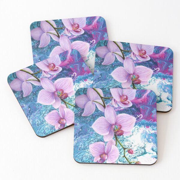 Item preview, PSYCHODELIC PINK ORCHID FLOWER designed and sold by tretyak.