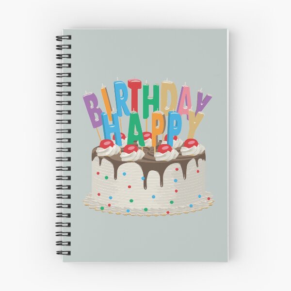 Aperçu de l'œuvre Gâteau d'anniversaire aux cerises et au chocolat créée et vendue par Graphix-Space.