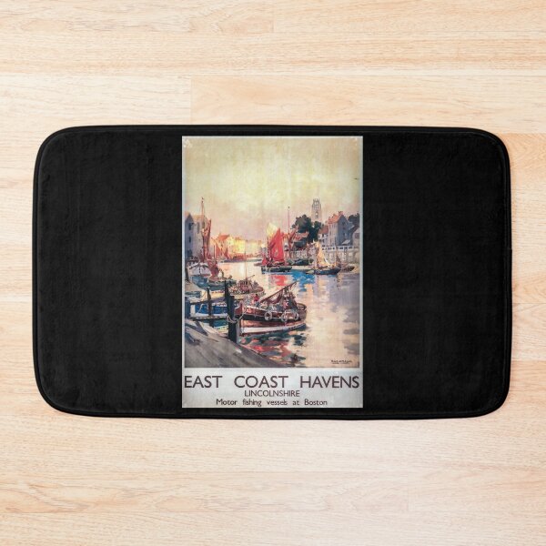 Item preview, East Coast Havens retro poster designed and sold by CorasPosters.