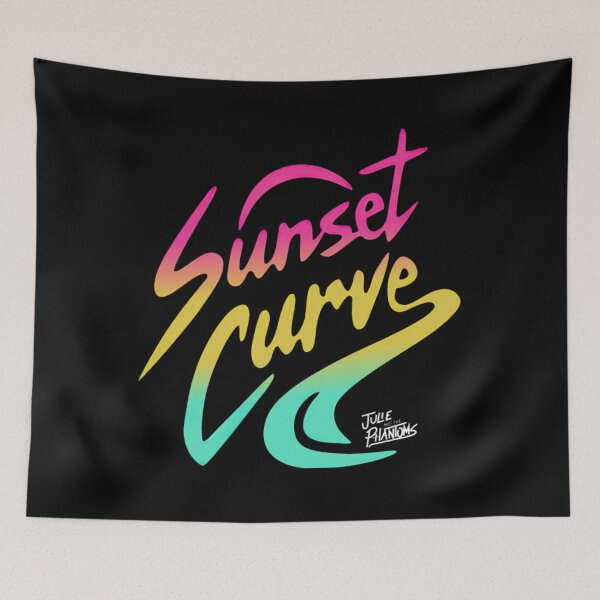 Item preview, Sunset curve shirt, Julie and phantoms, sunset curve band  designed and sold by MichaelDichiera.