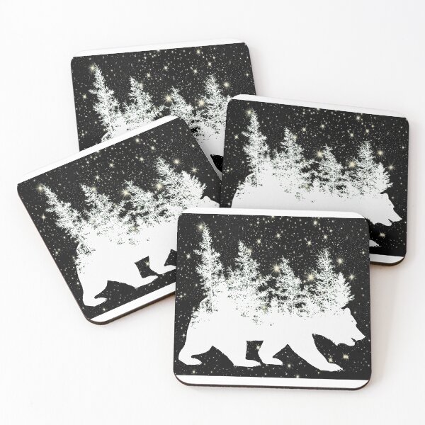 Item preview, Starry Sky Black Bear designed and sold by Astronomize.