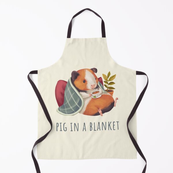 Item preview, Guinea Pig in a Cozy Blanket Chilling and Drinking Tea or Coffee designed and sold by Pameloo.