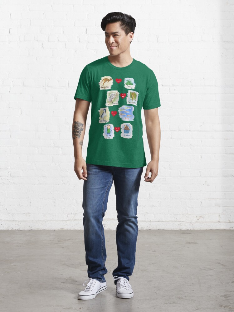Alternate view of Aussie Friends love food - Boy Essential T-Shirt