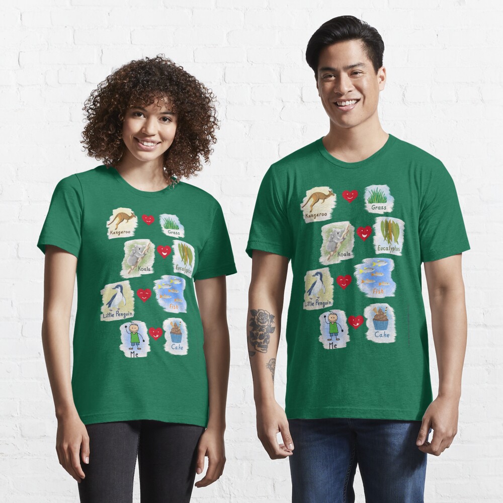 Aussie Friends love food - Boy Essential T-Shirt