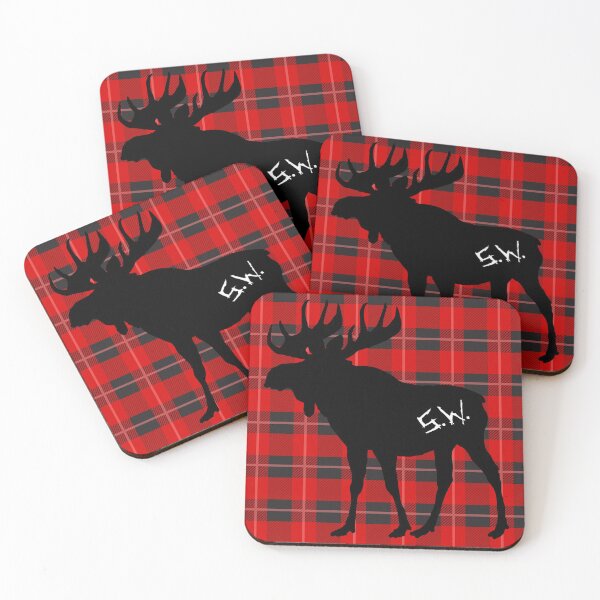 Item preview, sammy the moose - plaid/black designed and sold by lexicolor.