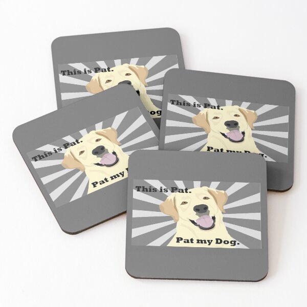 Item preview, This is Pat. Pat my dog designed and sold by PillowPuns.