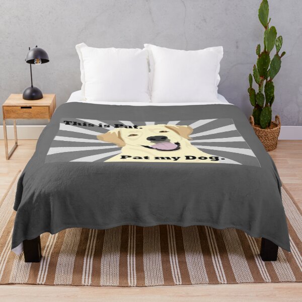 Item preview, This is Pat. Pat my dog designed and sold by PillowPuns.