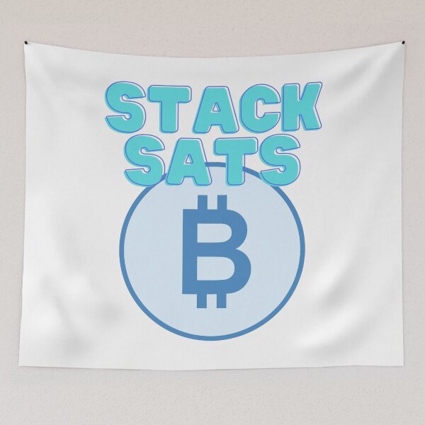 Item preview, Stack Sats, Satoshi Nakamoto, Bitcoin, Cryptocurrency designed and sold by WinningUniverse.