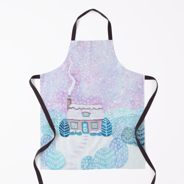 Item preview, Snowy Dawn, mixed media painting designed and sold by Amelia Gluba.