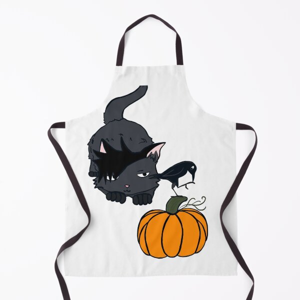 Item preview, Cute Cat Stalking a Crow, Kuroo Cat Stalking a Karasuno Crow designed and sold by kenzikreations.