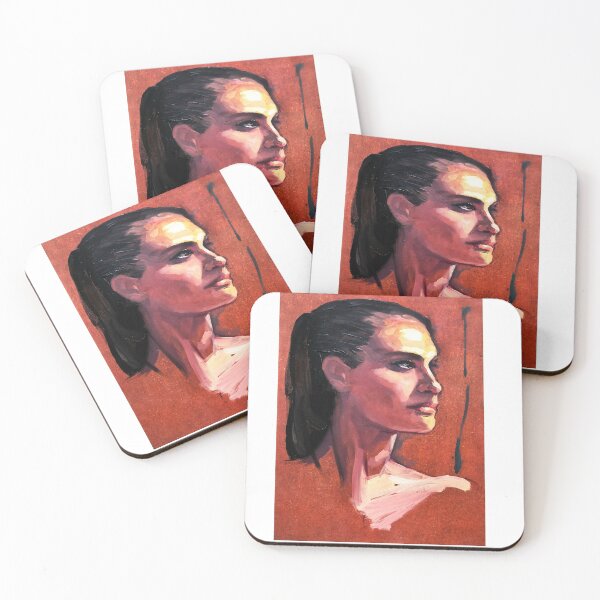 Item preview, Portrait sketch of Alice ~ oil painting designed and sold by Roz McQuillan Fine Art & Photography.