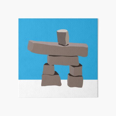Item preview, Inukshuk standing tall designed and sold by tinylavafish.