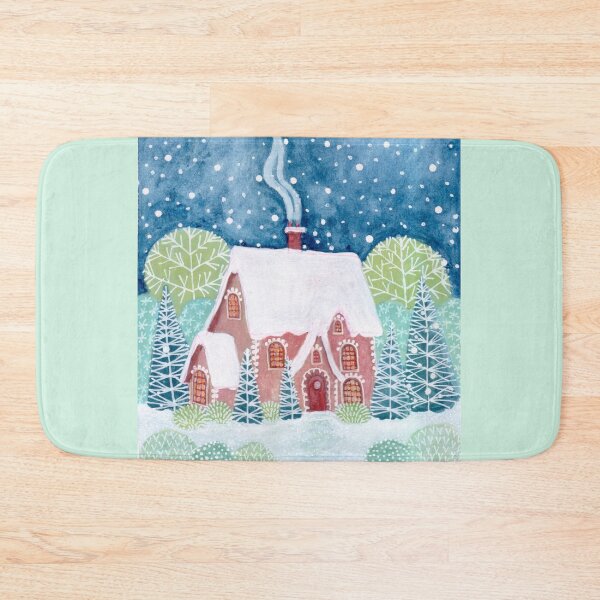 Item preview, Sweet Gingerbread Cottage, water color painting designed and sold by Amelia Gluba.