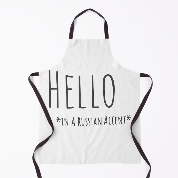 Item preview, Hello Russian Accent designed and sold by Salty-Parabola.