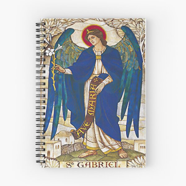 Item preview, St Gabriel Angel Catholic Saint Archangel designed and sold by hispanicworld.
