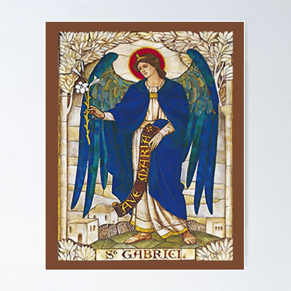 157495 Archangel Gabriel Wall Print Poster