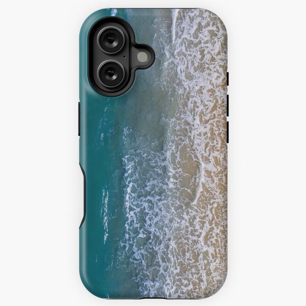 Vista previa del artículo con la obra «Olas oceánicas azules», diseñado y vendido por Simplynomadic.