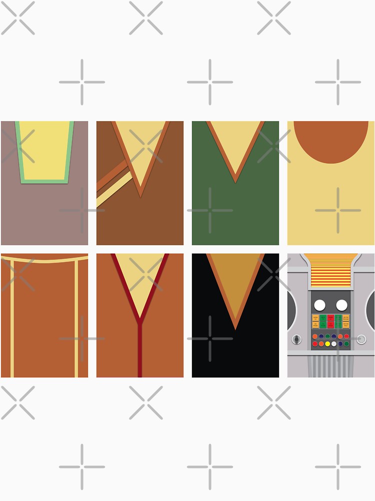 "Screen Uniforms Lost In Space The Crew Style 1" Tshirt for Sale