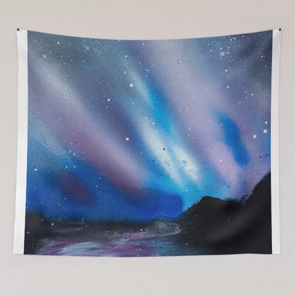 Item preview, Auroras Fog Painting designed and sold by lanettesart.