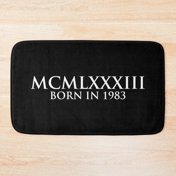 Item preview, Born in 1983 (Roman numeral) designed and sold by gemgemshop.