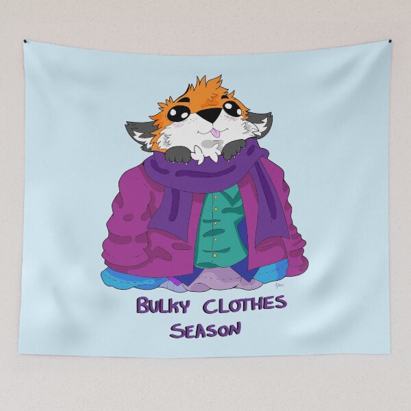 Item preview, Bulky Clothes Season! designed and sold by AnnaValdezArt.