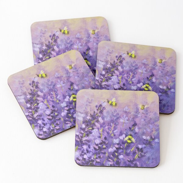 Item preview, LAVENDER BEES designed and sold by tretyak.