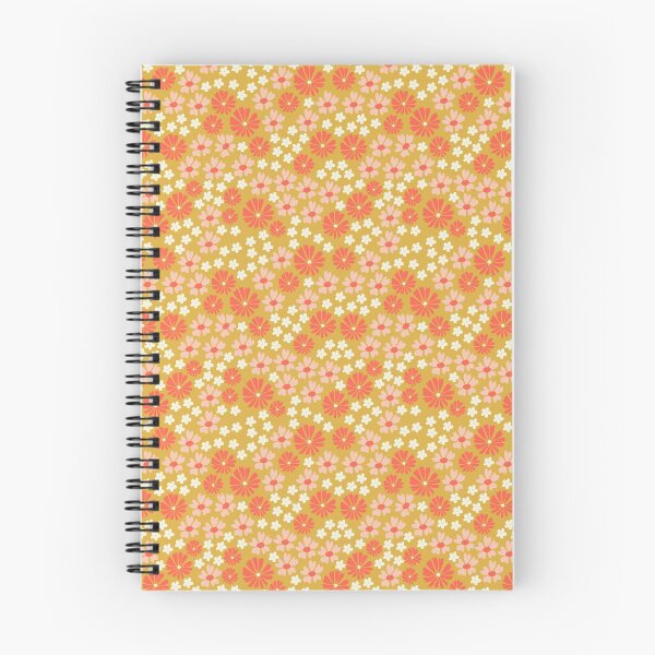 Item preview, September Blossoms in Gold and Tomato Red designed and sold by kateholthouser.