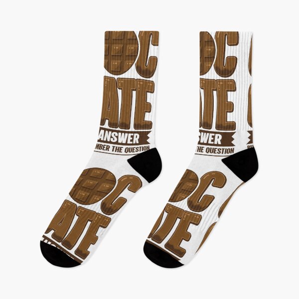 Item preview, Chocolate Is The Answer Can't Remember The Question | Funny designed and sold by GravitiTees.