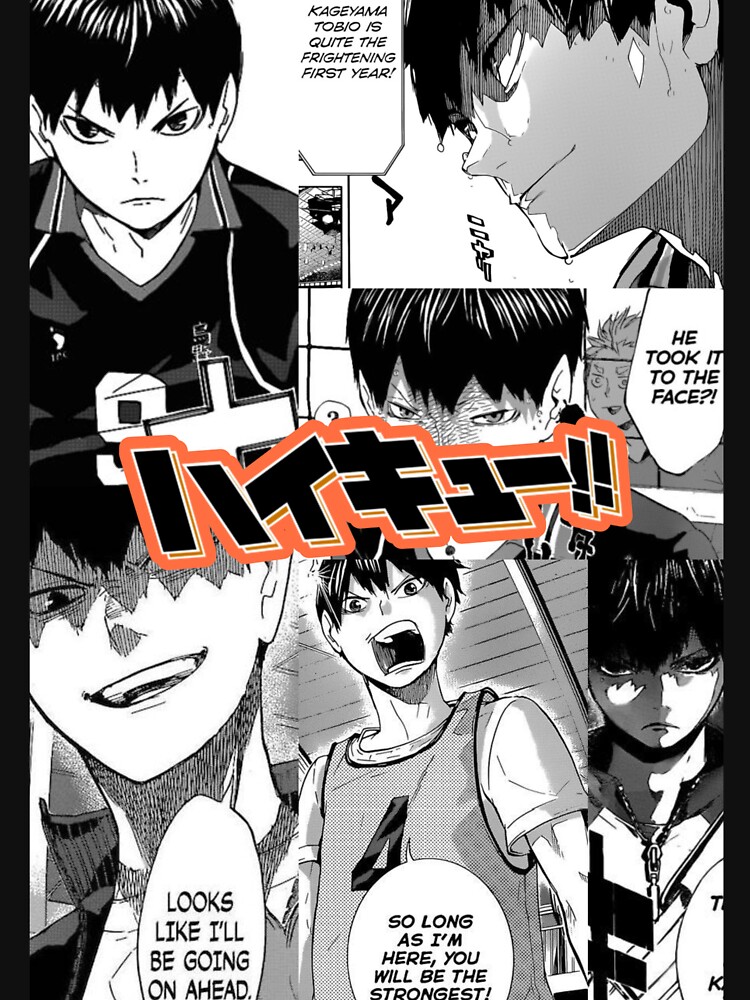 "Haikyuu Kageyama Manga Panels " T-shirt for Sale by Spooky-Paola