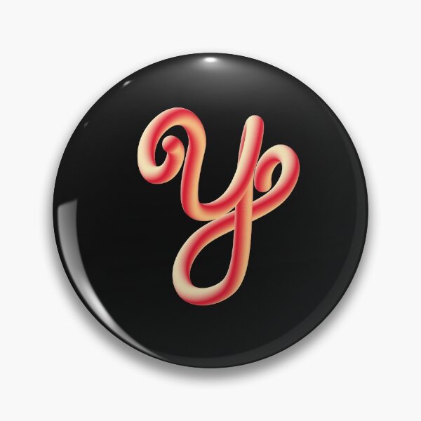 Item preview, Y Neon 3D Letter Monogram  designed and sold by ZainabStudio.