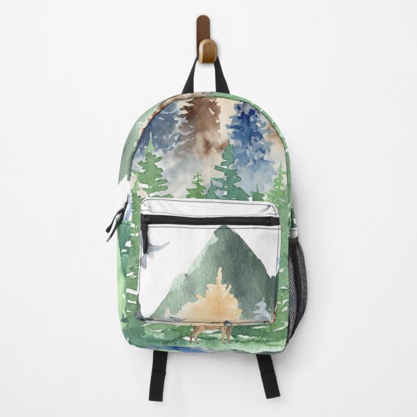 Item preview, Forest Deer Bird Scene designed and sold by Bliss Find And Design.
