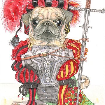 Artwork thumbnail, Battle Pug by Emma Sidwell