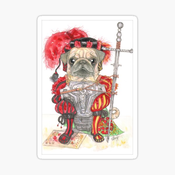 Battle Pug Sticker