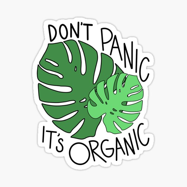 Dont Panic Stickers for Sale